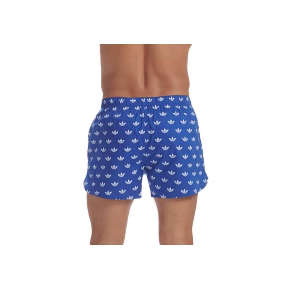 Adidas Logo Print Casual Comfortable Mid-Rise Boxer Shorts Men Bottoms 4A3M52-948