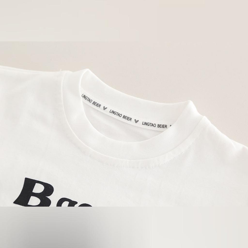 Dětská ležérní souprava s dlouhým rukávem, pohodlné každodenní oblečení