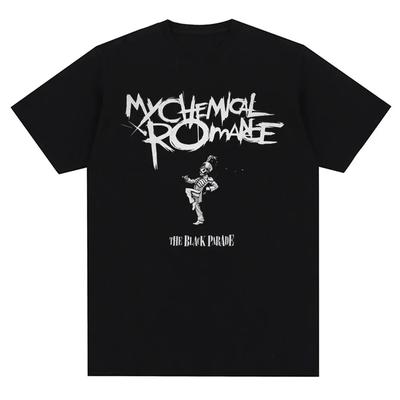 My Chemical Romance Mcr Kapela Pánské Dámské Bavlněné Tričko S Potiskem Ležérní Tričko s Krátkým Rukávem Streetwear Trendové Tričko Topy