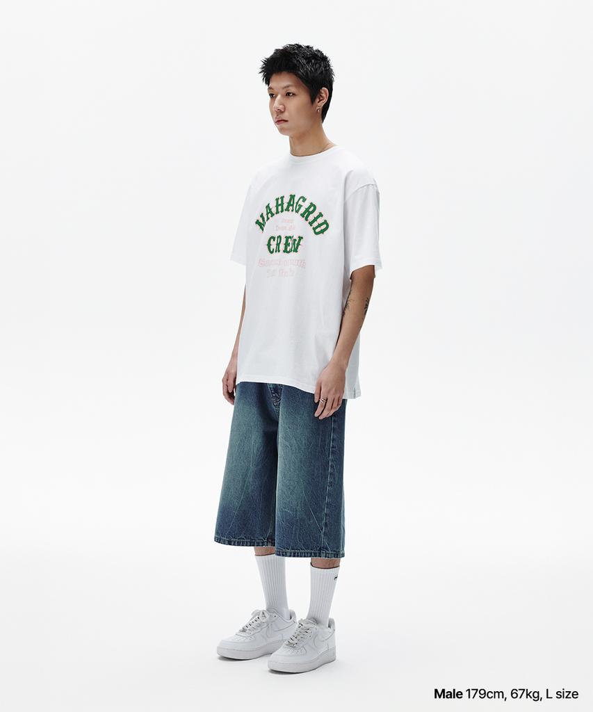 MAHAGRID Mahagrid Crew Tee White(Mg2Fmmt511A)