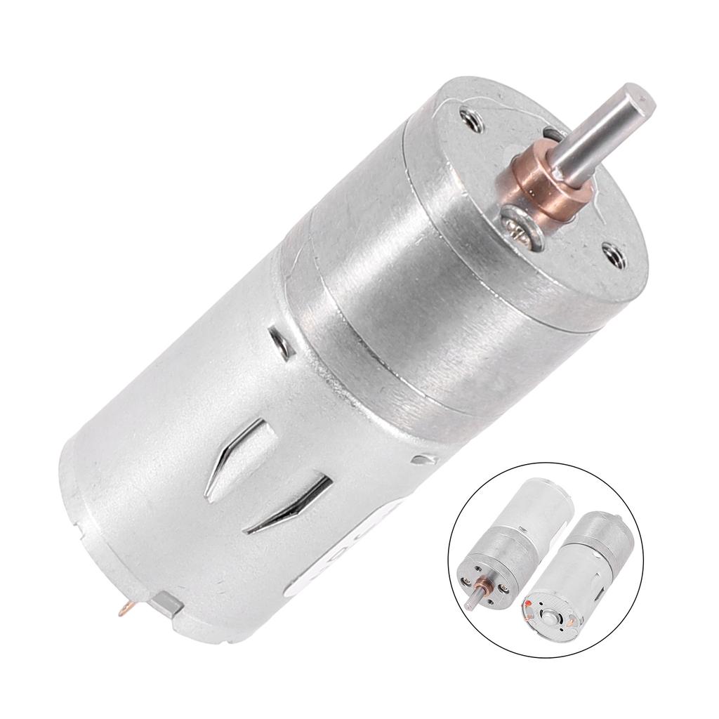 Motore CC con Riduttore JGA25-370 12V Motore Elettrico con Ingranaggi Alto Coppia Ingranaggi Metallici Riduttore CC Elettrodomestici 22 Giri/min 26 Giri/min