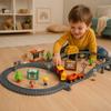[PACZA] Electric train locomotive set of 101 elements Z3374