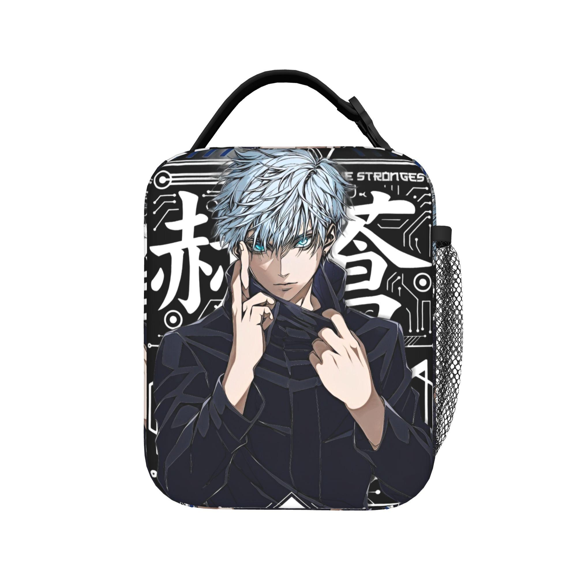 Anime Geïsoleerde Lunchtas Draagbare Jujutsu Kaisens Anime Maaltijdcontainer Thermische Tas Tote Lunchbox Voedsel Handtassen One Size