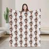 Warm Vintage Style Throw Blanket by Jonathan Bailey  Soft Flannel Decorative Bedspread for Couch Chair or Sofa Cover