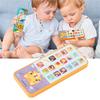 Baby Cell Phone Toy 18 Buttons 6 Modes USB Charging Multifunction Early Education Simulation Phone Toddlers Phone Toys