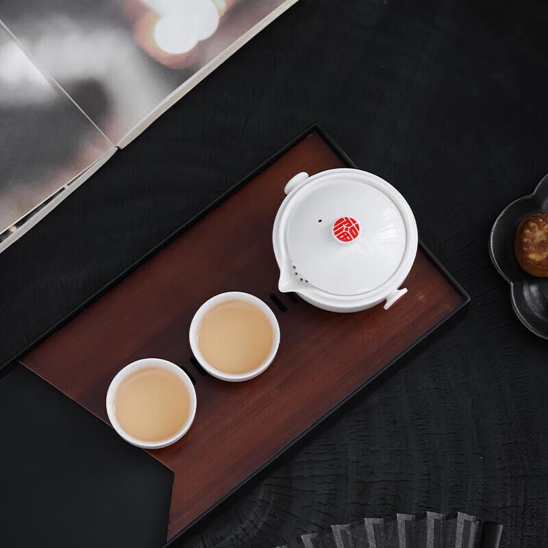 Hongyu Sanfu Ceramic Portable Tea Set