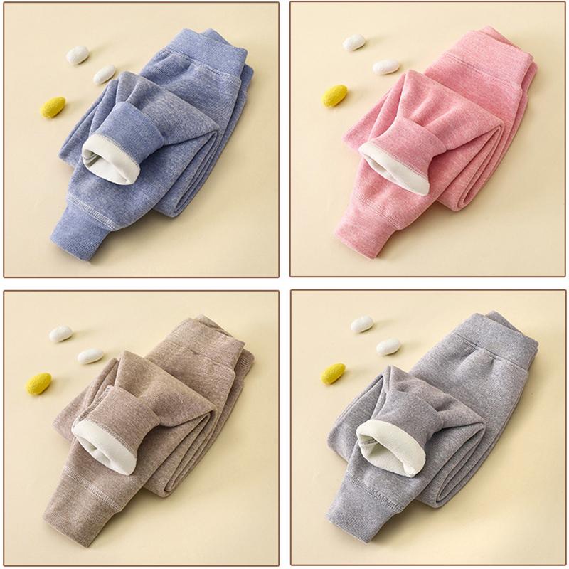 Children's Boys Trousers Pants Winter Thickened Baby Long Pants Girls Leggings Kids Pants
