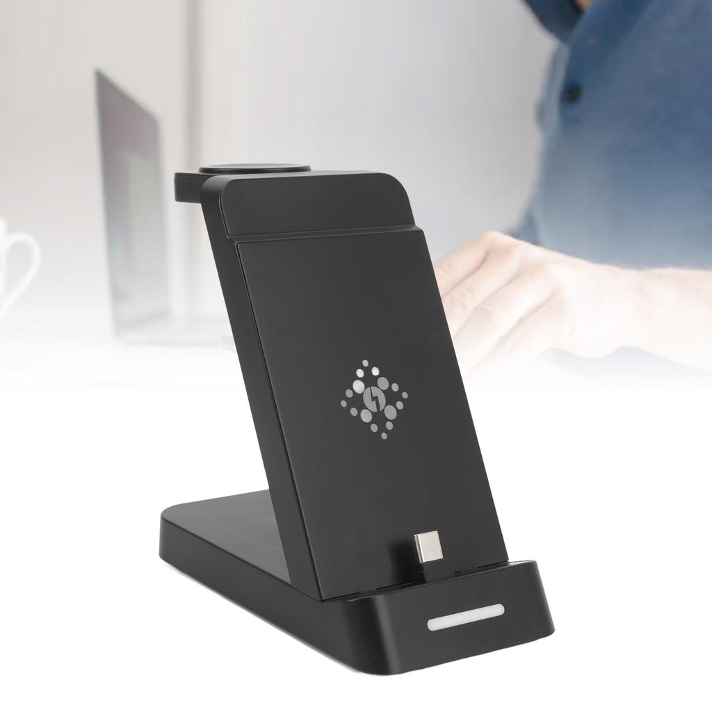 3 In 1 Charging Station Foldable Travel Wireless Phone Stand for Axy Buds Buds Pro Watch 6