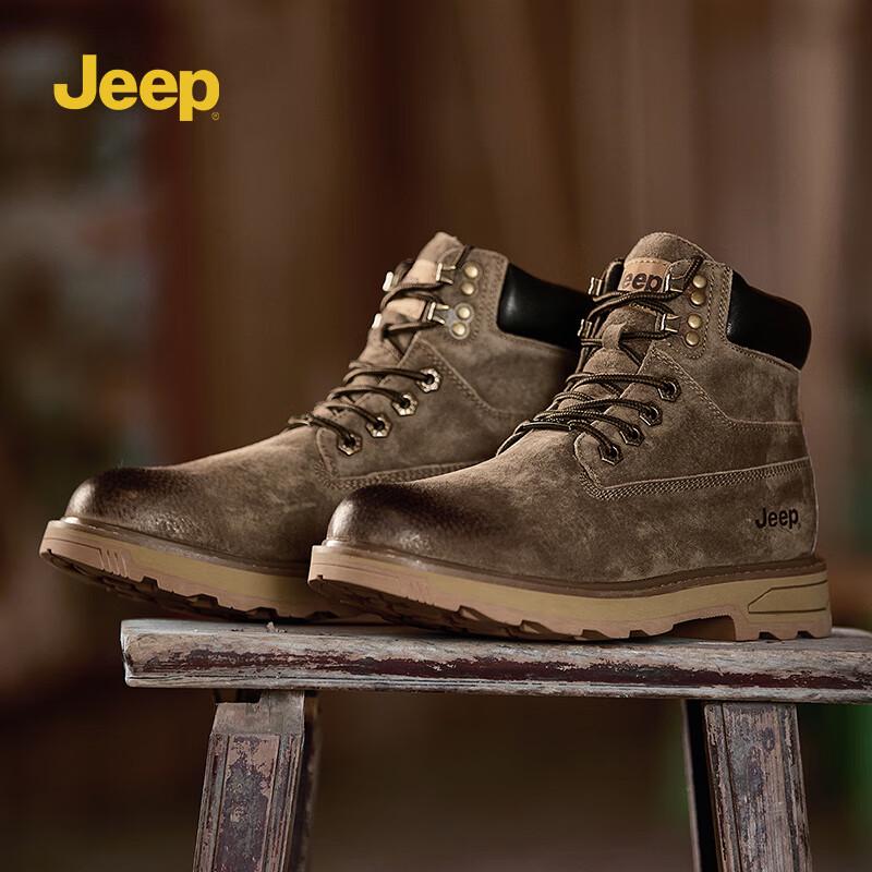 Jeep Men s British Retro Martin Work Boots 39