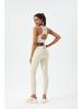 2025 Euro-American Women's High Waist Yoga Pants Set - Nude Feel, Elastic, Ideal for Running & Fitness