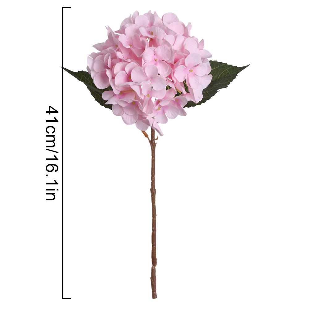 1/3 Stück Künstliche Blumen Real Touch Seidenhortensie Brautstrauß Hochzeitsdekoration Wohnaccessoire für Vasenpflanzen-Arrangement