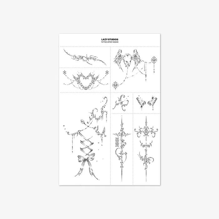 

Тату-мастер Киш 01 Временная наклейка-тату