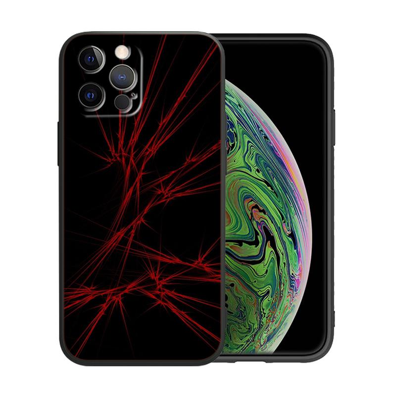 

Чехол для телефона Apple iPhone 14 13 12 Mini 11 XS Pro Max X XR SE 2020 8 7 6 Plus Carbon Fibre Car Art Funda Black Cover iPhone 12 Mini