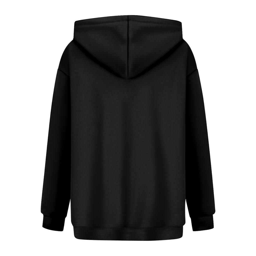Women's Casual Fashion Wine Turkey Family Print Long Sleeve O-Neck Pullover Hoodies