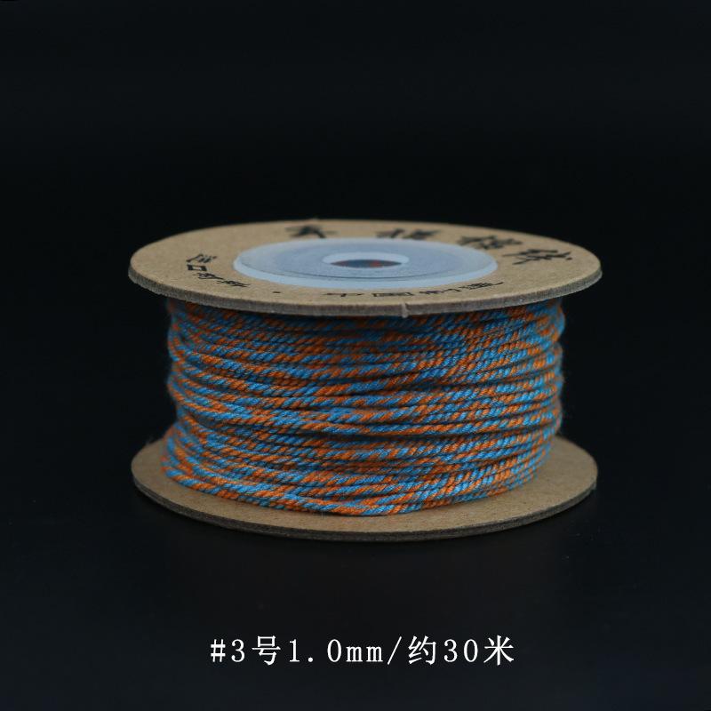 Filo di Cotone Tibetano Strofinato a Mano, Braccialetti Intrecciati a Mano, Stelle Luna, Perle Bodhi Buddha, Nappe, E Fili da Gioco
