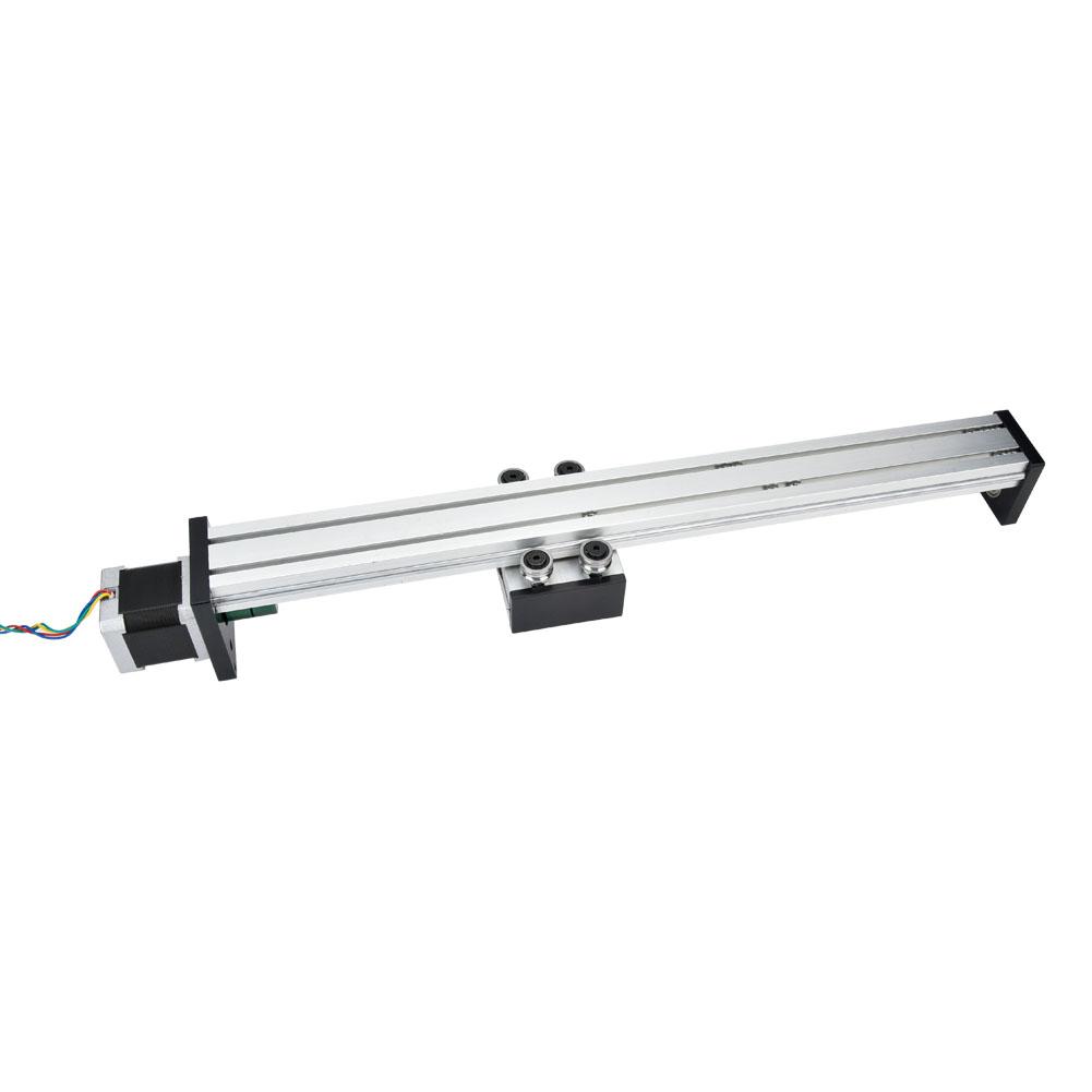 0808 Ball Screw Single Shaft Trapezoid Linear Slide Rail with 57 Motor(Effective Range 300mm)