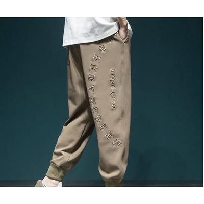 Men's Sweatpants Spring Summer New Loose Foot Casual Sports Pants Embroidered
