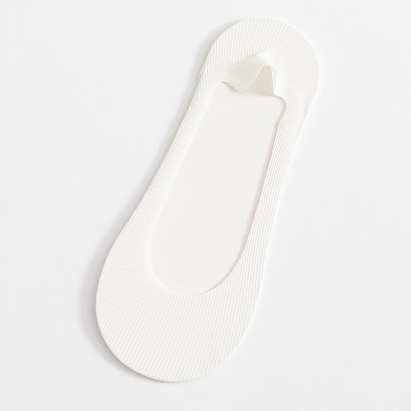 Șosete de damă subțiri de vară, antiderapante, cu fund de bumbac, cu gură joasă, invizibile, tip șosete barcă din mătase de gheață