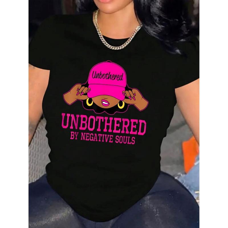 

Women s Soft Breathable Blend T-Shirt Round Neck Short Sleeve Casual Basic Spring Summer Top 4XL чорний