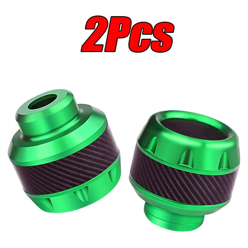2/4Pcs Aluminum Alloy Motorcycle Crash Protector Scooter Wheel Front Fork Frame Falling Protection Pads Sliders Moto Exterior