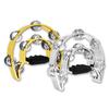 10-inch ABS Tambourine Electroplated with Metal Bells  Hand Held Drum For Party Performance Concert Rhythm Instrument For Adults