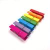20pcs Of Colored Push Pins With Wooden Clips, Convenient For Displaying Other Items, Suitable For Handicrafts, Schools, Offices