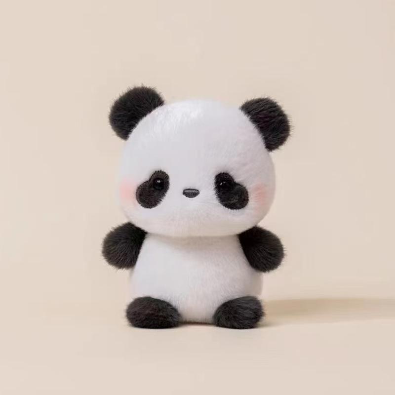 New Cute Plush Companion Doll Anime Elephant Rabbit Bear Panda Cartoon Desk Companion Doll 16cm Soft Plush Toy Gifts