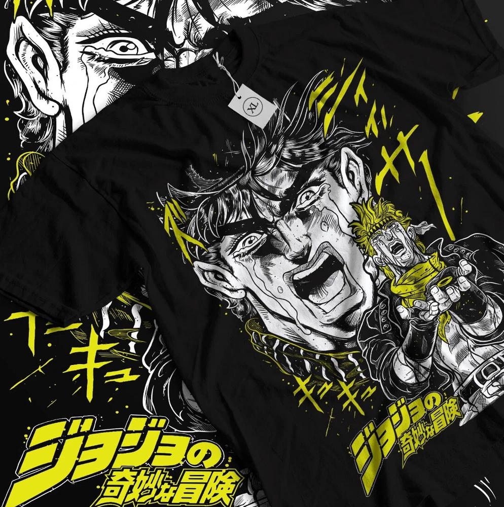 Jojo S Bizarre Adventure TShirt Anime Unisexga Graphic Design Shirt Black S