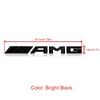 YVK5   3D ABS Car AMG Logo Badge Rear Trunk Emblem Stickers Decal For Mercedes Benz AMG A B C E G W211 W203 W204 W210 W124 Accessories