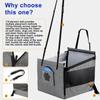 Dog Car Seat Waterproof Adjustable Dog Hammock for Car Portable Folding Travel Bags for Small To