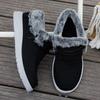 Women's Cotton Boots 2025 Fall/Winter Women's Warm Indoor/Outdoor Casual Slip-On Fleece-Lined Thickened Cotton Boots Size 45