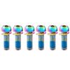 Titanium-plated Bicycle Handlebar Screws Stainless Steel Bicycle Disc Brake Caliper Bolt  Folding