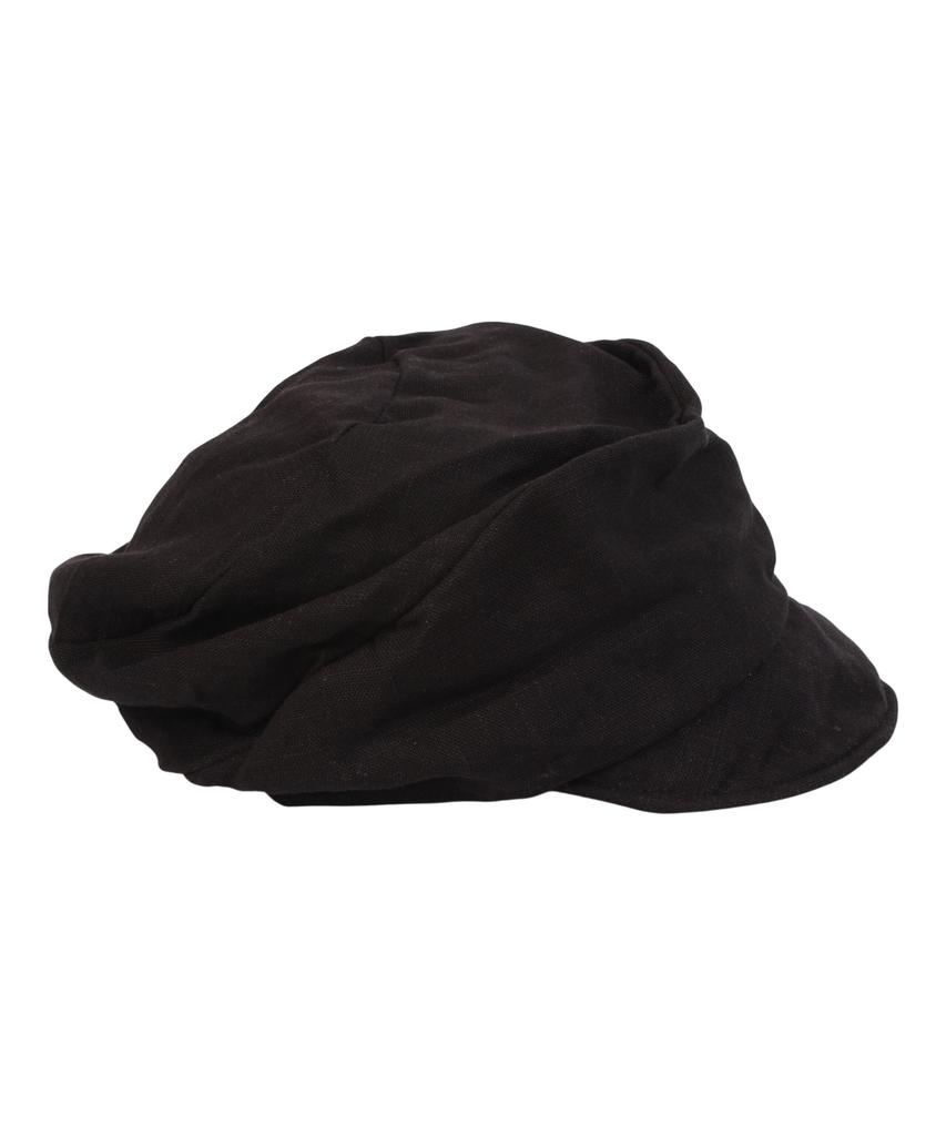 Yunibeosyeolkemiseuteuli Wire Wrinkle Black Marine Cap