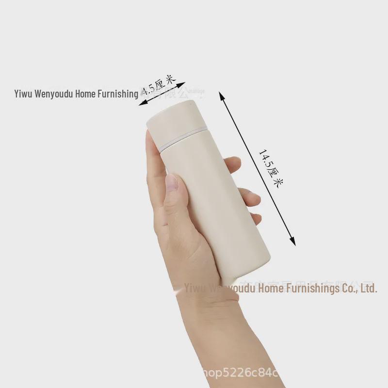 Mini Vaso Termo Delgado de 100 ml para Mujeres - Ultracompacto, Portátil, Diseño Simple