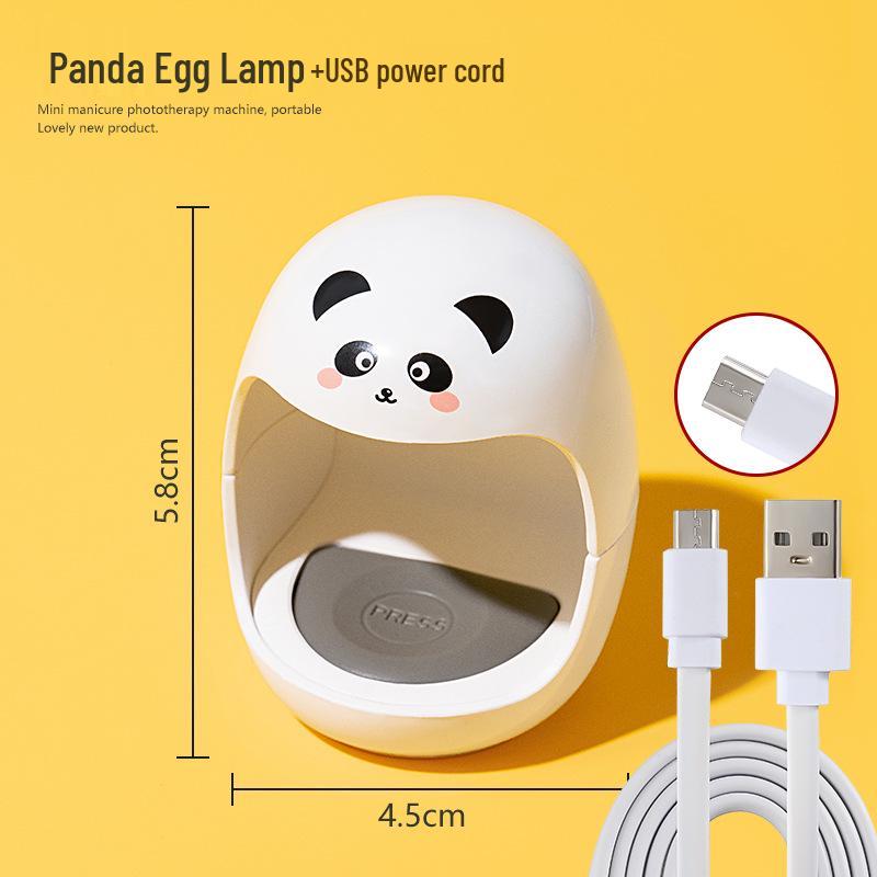Mini Shell Quick-Dry Red Light Nail Lamp - No Blackening Handheld Gel Curing Device