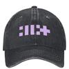 ILLIT Logo Casual Baseball Cap Summer Illit Kpop Trucker Hat Sunscreen Kpop Rock Snapback Cap Men Women Stylish Baseball Caps