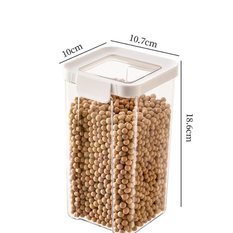 White Cover Multi-grain and Mixed-nut Dry Fruit Snack Sealed Container Plastic Storage Container Insect-proof Storage Box