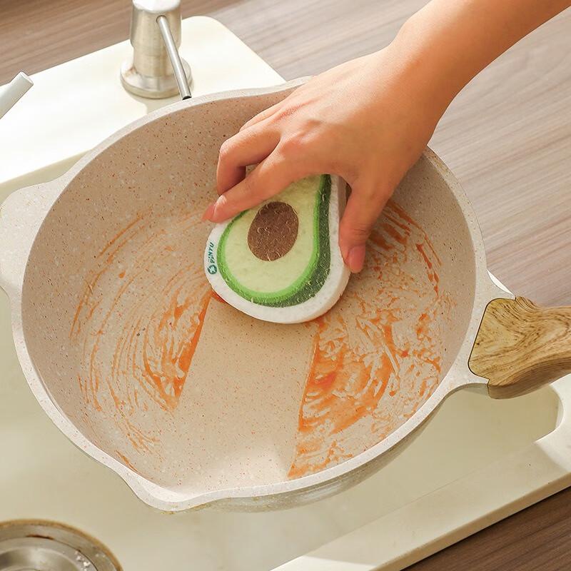 Fumade Fruit Compressed Wood Pulp Dish Sponges