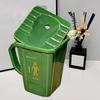 Large Capacity Toilet Shape Cup Creative Design Water Cup Novelty Ceramic Mug Office