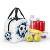 Graffiti Soccer Painting Insulated Lunch Bag for Women Office Cooler Thermal Food Box Tote Portable Lunch Boxes Container