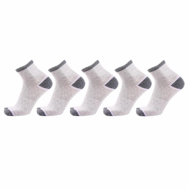 5 Pairs Cotton Men's Socks Casual Breathable Socks Durable Walking Hiking Crew Sock for Man Men Male Outdoor Sports Socks