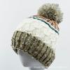 European and American Jacquard Wool Hat for Women, Warm and Cold-proof In Winter, Piled and Thickened Head Warmer, Color Knitted Hat