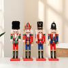 Christmas Nutcracker Ornament Set Mini Wooden Nutcracker Christmas Ornaments