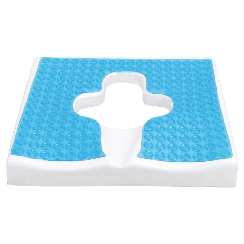 Atmungsaktives Dekubituspolster T-förmige Öffnung Dreieckige Schrägfläche Design Polster Anti-Dekubitus Kissen für Erwachsene Bürostuhl Ältere