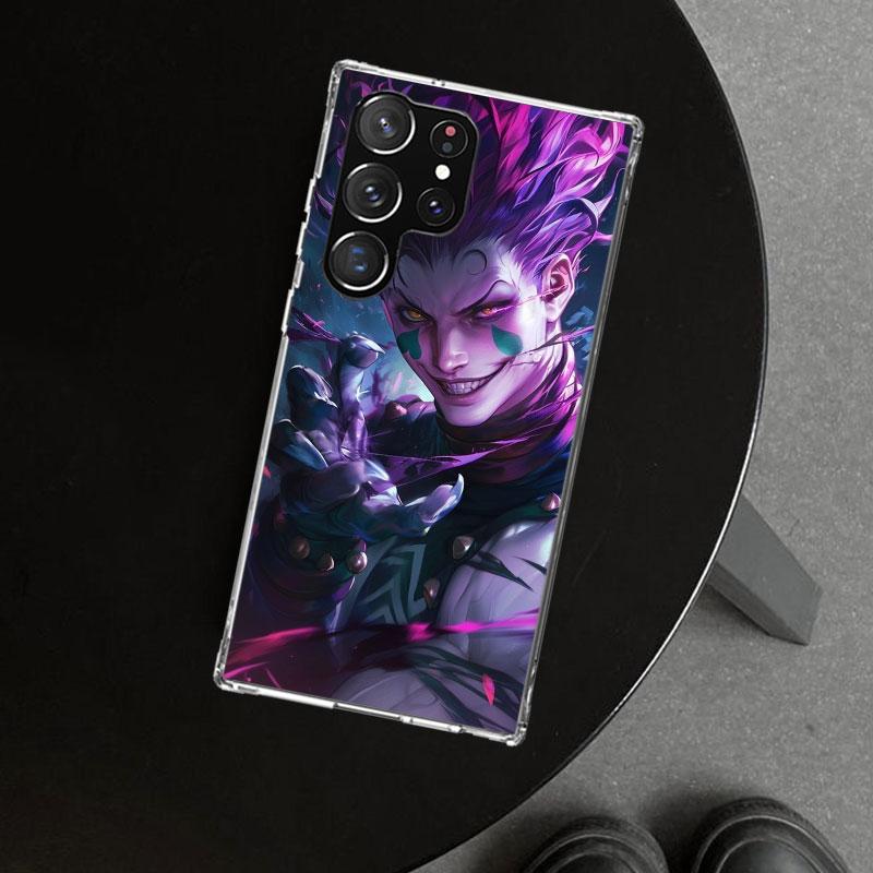 Huner X-Hunters Hisoka Phone Case Cover for Samsung Galaxy S26 S25 Edge S24 S23 Ultra S22 Plus S21 FE S20 + Art Customized Funda