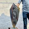 71,12 cm scut medieval cavaler templier Scut de încălzire Scut de oțel calibrul 18