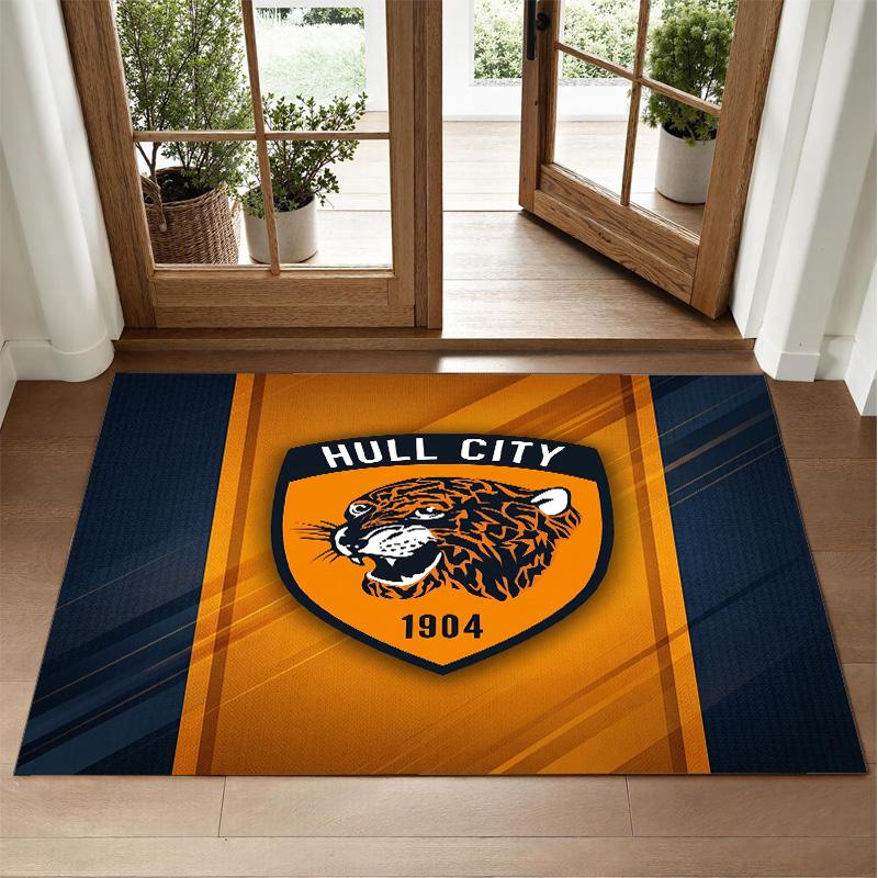 Hull FC Design Crystal Velvet Rug Soft Decorative Mat for Bedroom Entrance