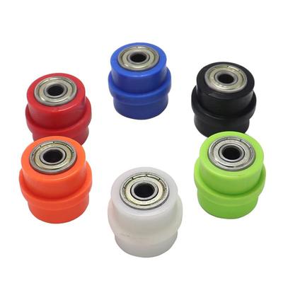 2pcs 8mm 10mm Motorcycle Chain Tensioner Motocross Wheel Guide Drive Roller Pulley ATV Moto Accessories Enduro Dirt Pitbike