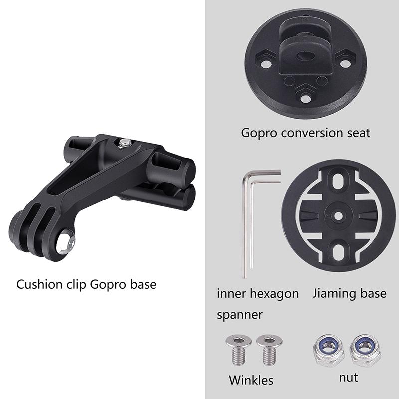 Fahrrad Schienen Rücklicht Halterung Sattelstützenmontage Code Tabelle Rahmen Lichthalter Stoßfestes Zubehör für Radar Sportkamera