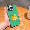 Cute Cartoon B-BarbapapaS Phone Case For iPhone17,16,15,14,13,12,11,Pro,MAX Gray Matte Silicone Black Cover